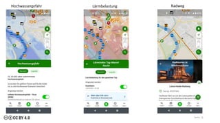 Seite 11
Hochwassergefahr Lärmbelastung Radweg
 