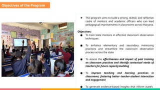 Instructor Observation Course Effective Classroom Observation Training for Mentors in Haryana | PPTX