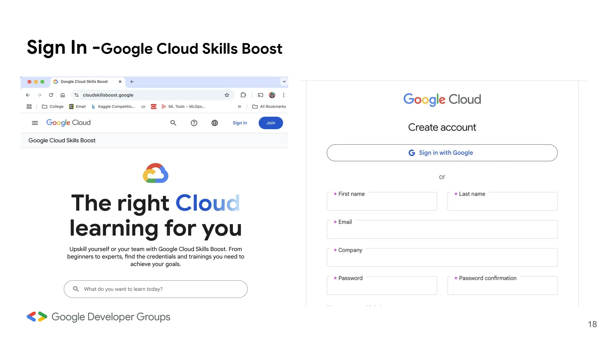 18
Sign In -Google Cloud Skills Boost
 