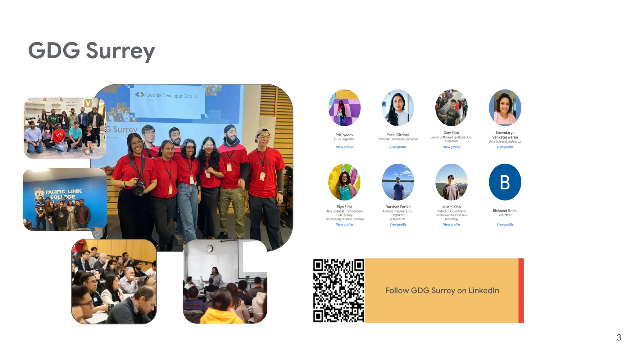 GDG Surrey
3
Follow GDG Surrey on LinkedIn
 