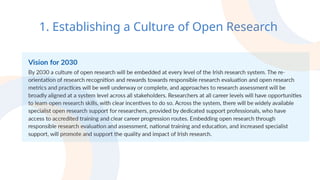 1. Establishing a Culture of Open Research
 