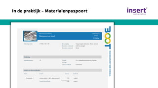 Materiaalspecificatie
Dakspanten staal
CO2 impact
totaal
kg
3.546
Afmeting (mm) 17400 x 180 x 90 Bevestiging Toegevoegde elementen - Bout- en moer
Kwaliteit esthetisch Licht beschadigd
Kwaliteit technisch Slecht
Codering
Opnamenummer 10 STABU 25.31 Metaalconstructiewerk, I-profiel
NL-SfB -
Layers of Brand Constructie
Locatie en hoeveelheden
Adres Locatie Aantal Eenheid
Straatnaam 1 schuur midden - dak - kapconstructie 9,00 stuk(s)
Totaal hoeveelheid 9,00 stuk(s)
 
