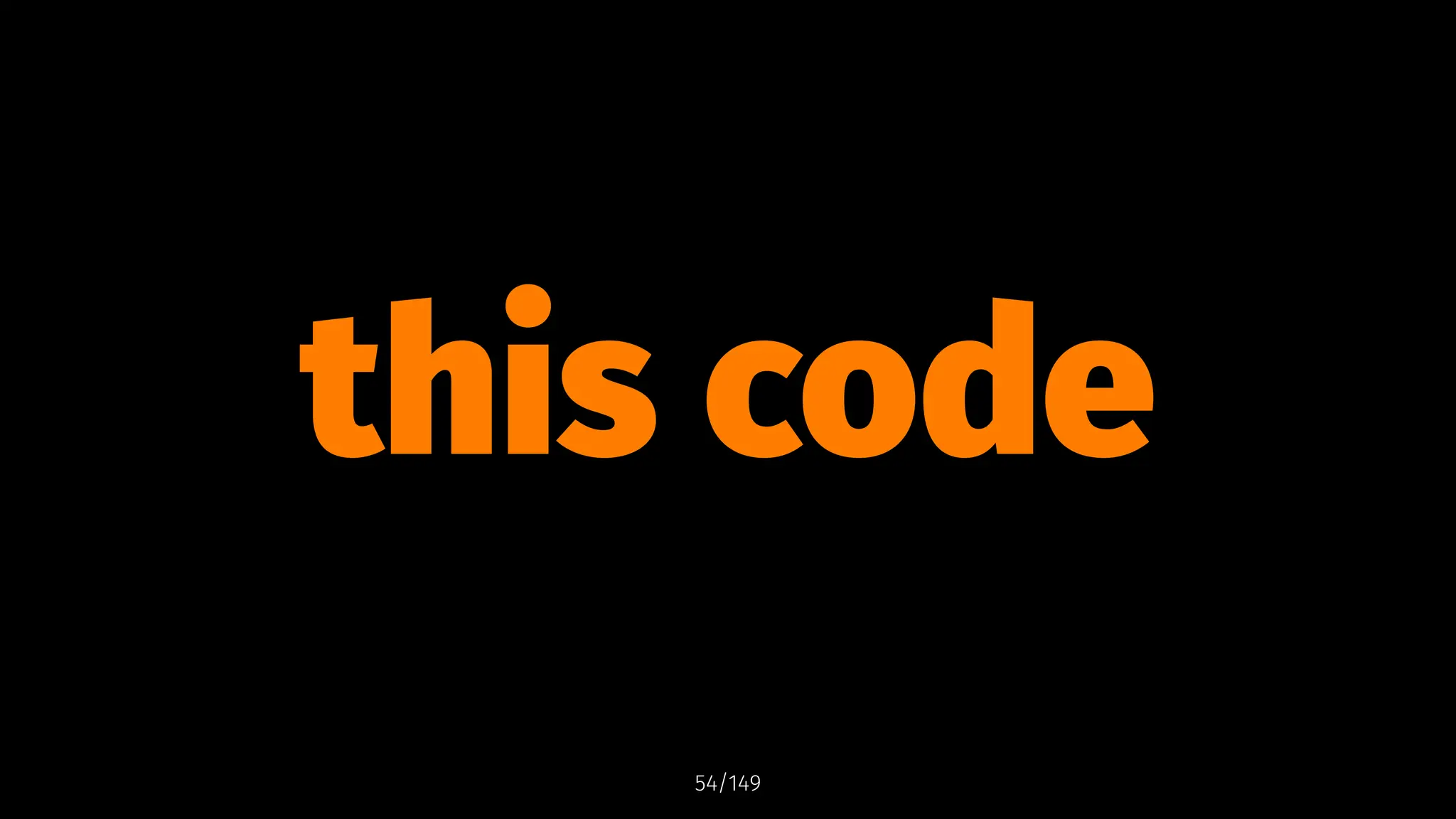 this code
54/149
 