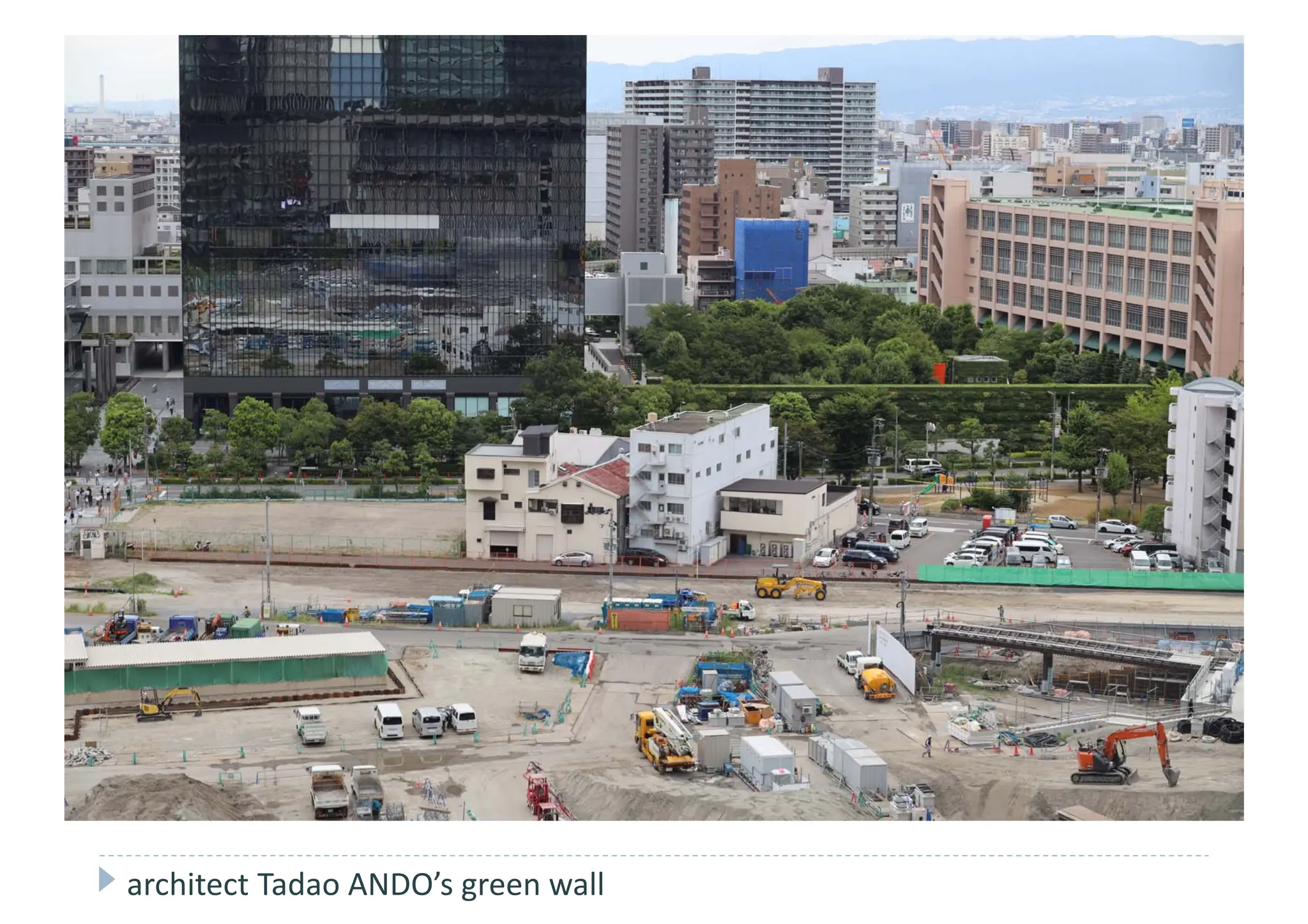 architect Tadao ANDO’s green wall
 