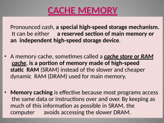 Cache Devices 20250505055905FINAL Revised XI CS Computer systems and Organisation ...