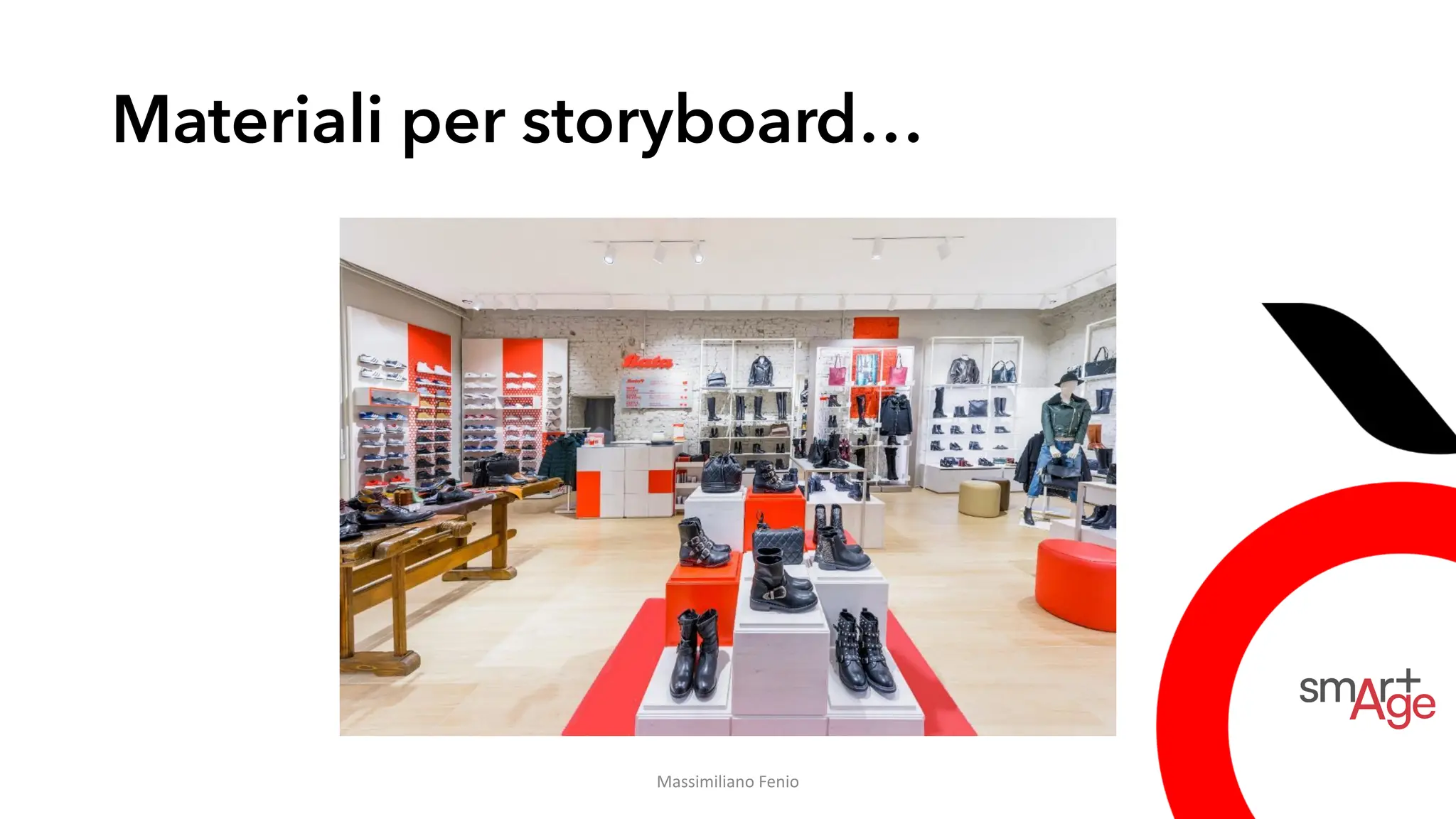 Materiali per storyboard…
Massimiliano Fenio
 