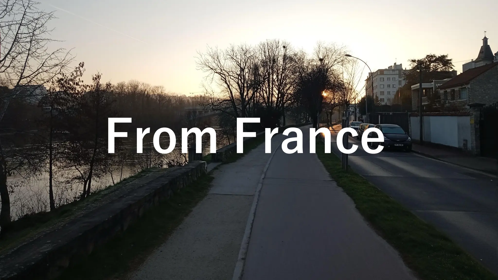 From France
 