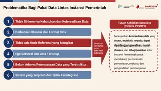 Tata Kelola Data dan Kebijakan Satu Data Indonesia untuk Pembangunan ...