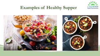 Examples of Healthy Supper
 