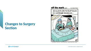 © 2024 Health Catalyst Inc. All Rights Reserved.
Changes to Surgery
Section
 
