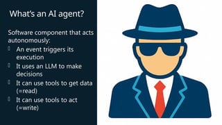 Building AI agents in Java - Devoxx Belgium 2025 | PPTX