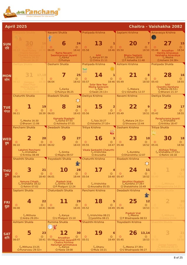 2025 Drik Panchang Hindu Calendar V1 0 1 pdf 2025-drik-panchang-hindu-calendar-v1-0-1-pdf