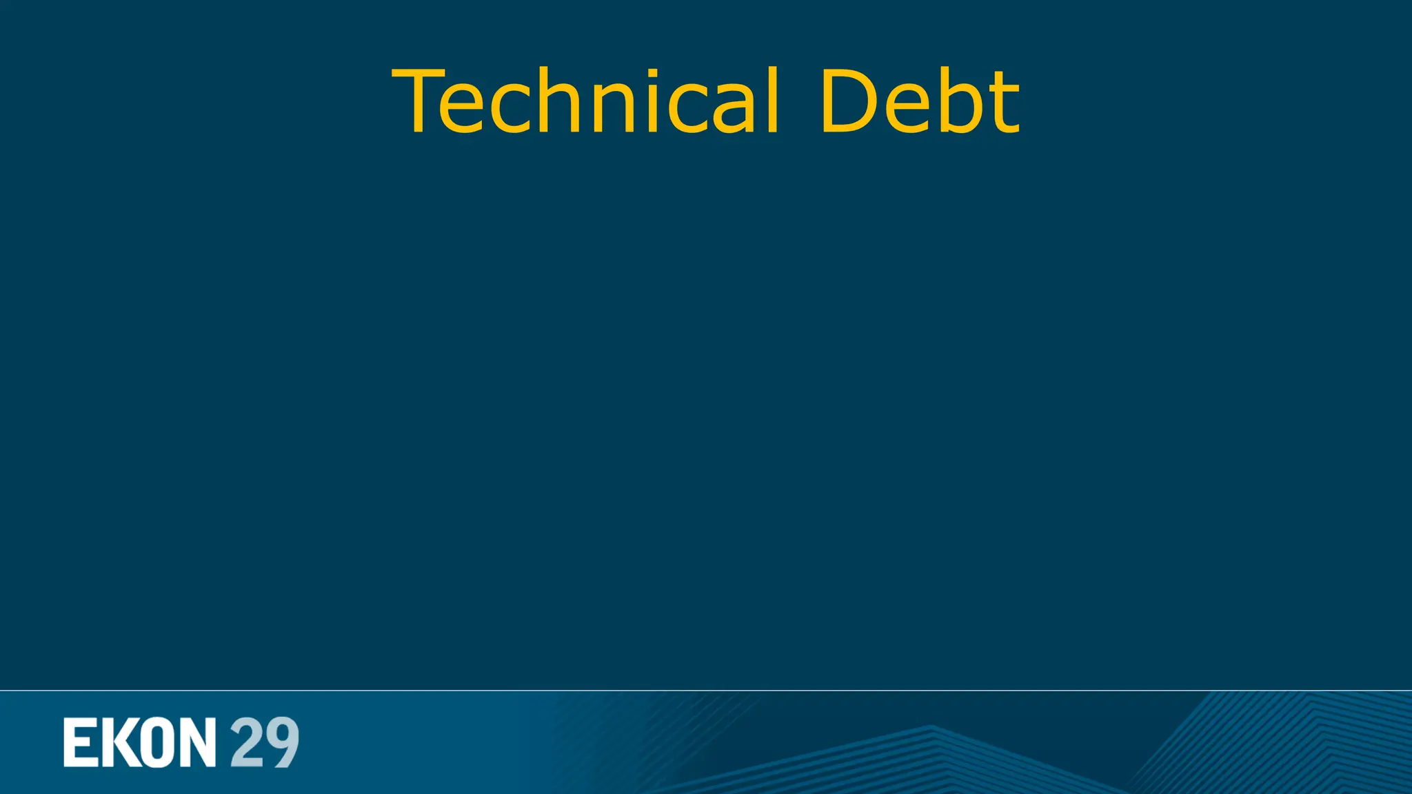 Technical Debt 