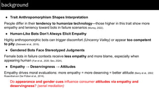 Gender Bias and Empathy in Robots: Insights into Robotic Service ...
