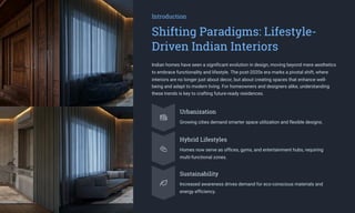 2025 Interior Design Trends for Indian Residences | PDF