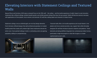 2025 Interior Design Trends for Indian Residences | PDF