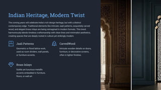 2025 Interior Design Trends for Indian Residences | PDF