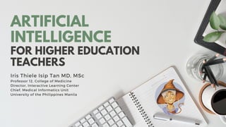 Artificial Intelligence for Higher Education Teachers | PDF