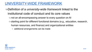 Shaping Sustainable Professorial Careers and AI Policy at Ghent ...