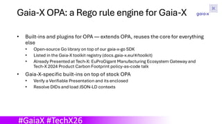 Bring Your Own Rules Made Easy: Using OPA and Rego with Gaia-X Danube | PDF