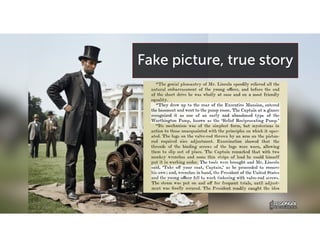 Fake picture, true story
 