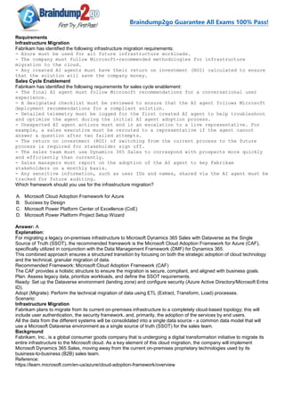 [2026-New]Braindump2go AB-100 Exam Dumps(1-28) | PDF