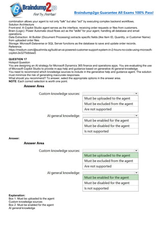 [2026-New]Braindump2go AB-100 Exam Dumps(1-28) | PDF