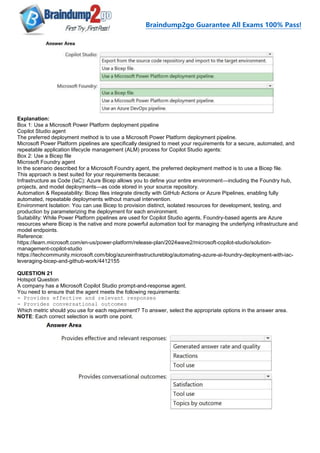 [2026-New]Braindump2go AB-100 Exam Dumps(1-28) | PDF