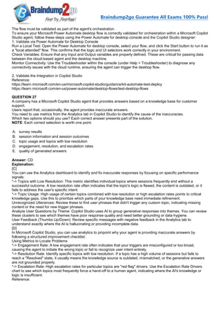 [2026-New]Braindump2go AB-100 Exam Dumps(1-28) | PDF