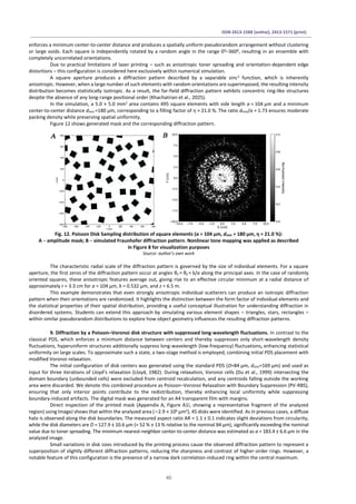 Disordered Objects EXPERIMENTAL VISUALIZATION AND NUMERICAL SIMULATION OF FRAUNHOFER ...