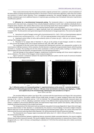 EXPERIMENTAL VISUALIZATION AND NUMERICAL SIMULATION OF FRAUNHOFER ...