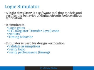 Overview of Logic Simulation in VLSI Design and Verification | PDF