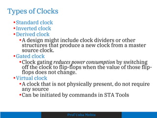 Virtual Clock Analysis Comprehensive Timing Analysis Techniques in VLSI Design including ...