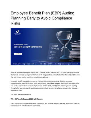 Labor Time Guide.pdf Effective Planning for Employee Benefit Plan Audits in 2026 | PDF