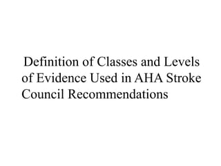 2026 AHA/ASA Guidelines for Early Management of Acute Ischemic Stroke ...