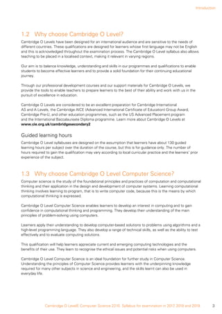 Cambridge O-Level Computer Science-2210 | PDF