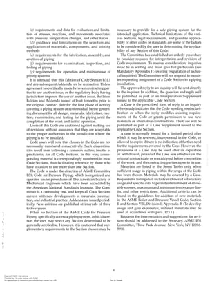 Asme B3112007 Power Piping 1st Edition The American Society Of ...