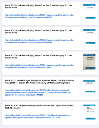 Asme B3112007 Power Piping 1st Edition The American Society Of ...