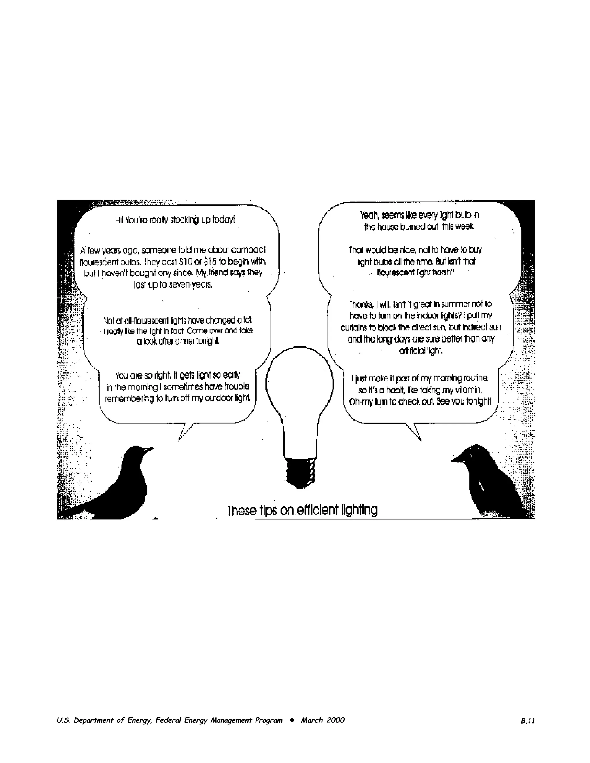 U.S. Department of Energy, Federal Energy Management Program ◆ March 2000   B.11
 