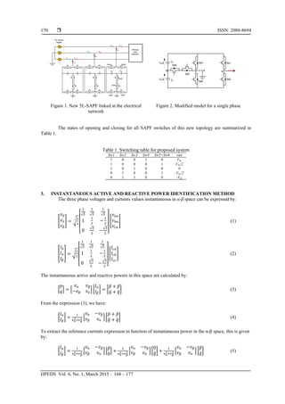 Filter Multi Level Numbering Code A New Multilevel Active Power Filter Using Switches Meticulously ...