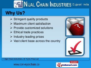 Industrial Chains by Nijal Chain Industries, Ahmedabad