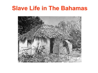 Slave Life in The Bahamas
 