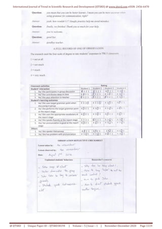 An Evaluation of Implementing Task Based Language Teaching TBLT to ...
