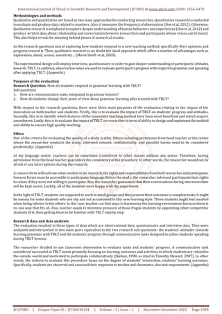 An Evaluation of Implementing Task Based Language Teaching TBLT to ...