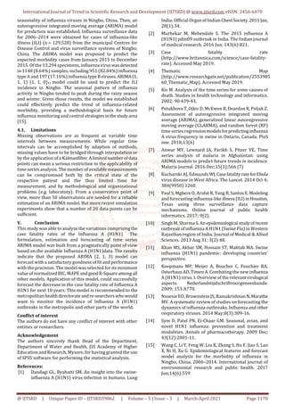 Modeling and Analysis of Influenza A H1N1 Outbreaks in India | PDF ...