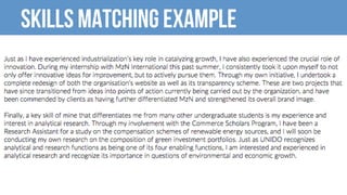 Skills Matching Example
 