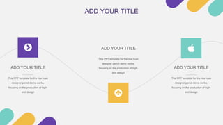 This PPT template for the rice husk
designer pencil demo works,
focusing on the production of high-
end design
ADD YOUR TITLE
This PPT template for the rice husk
designer pencil demo works,
focusing on the production of high-
end design
ADD YOUR TITLE
This PPT template for the rice husk
designer pencil demo works,
focusing on the production of high-
end design
ADD YOUR TITLE
ADD YOUR TITLE
 