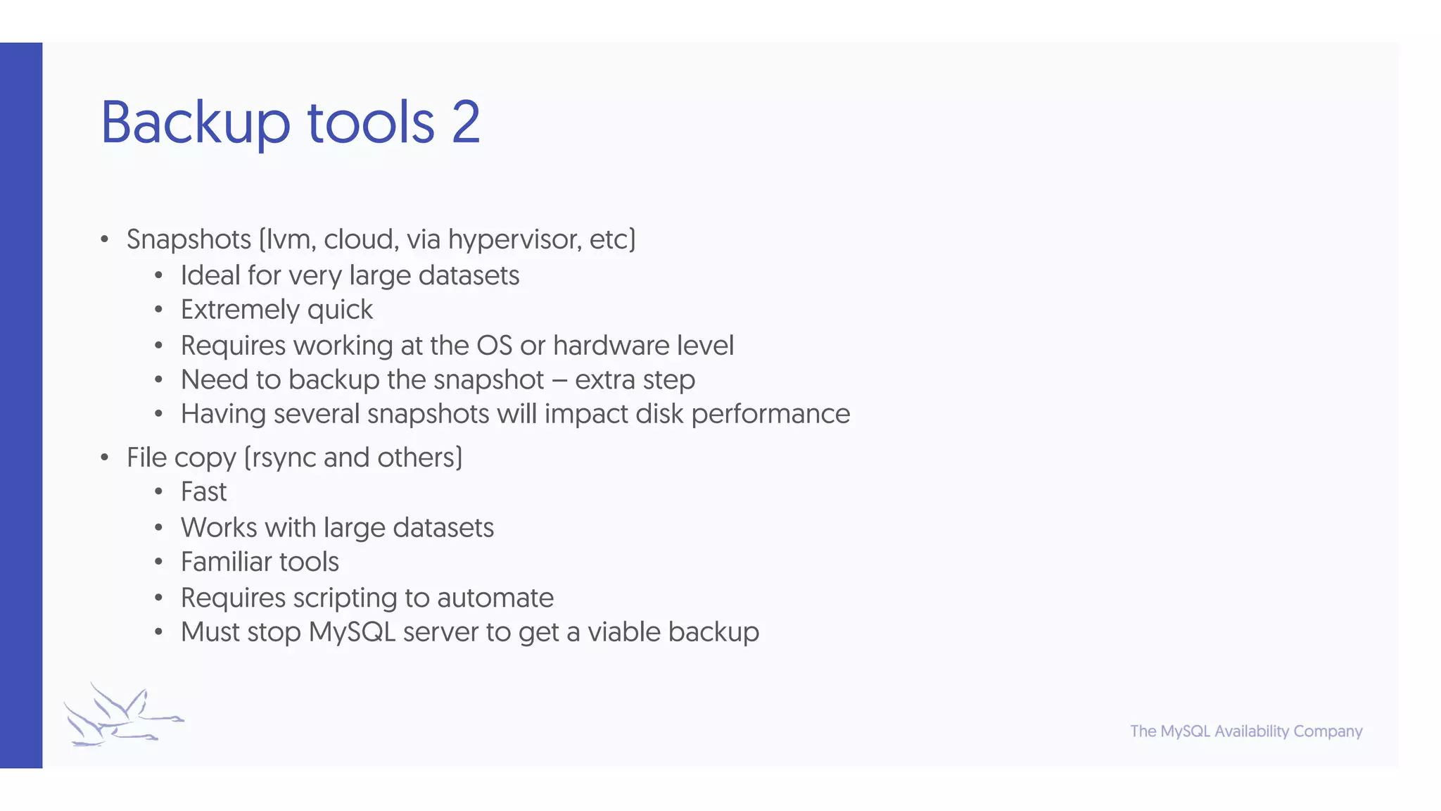 Training Slides: 203 - Backup & Recovery | PPT
