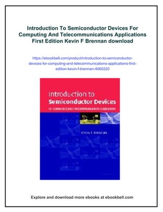 Introduction To Semiconductor Devices For Computing And ...