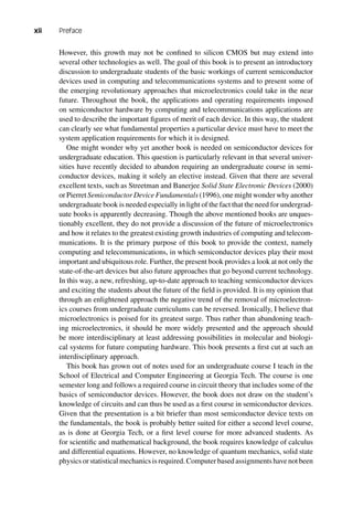 Introduction To Semiconductor Devices For Computing And ...